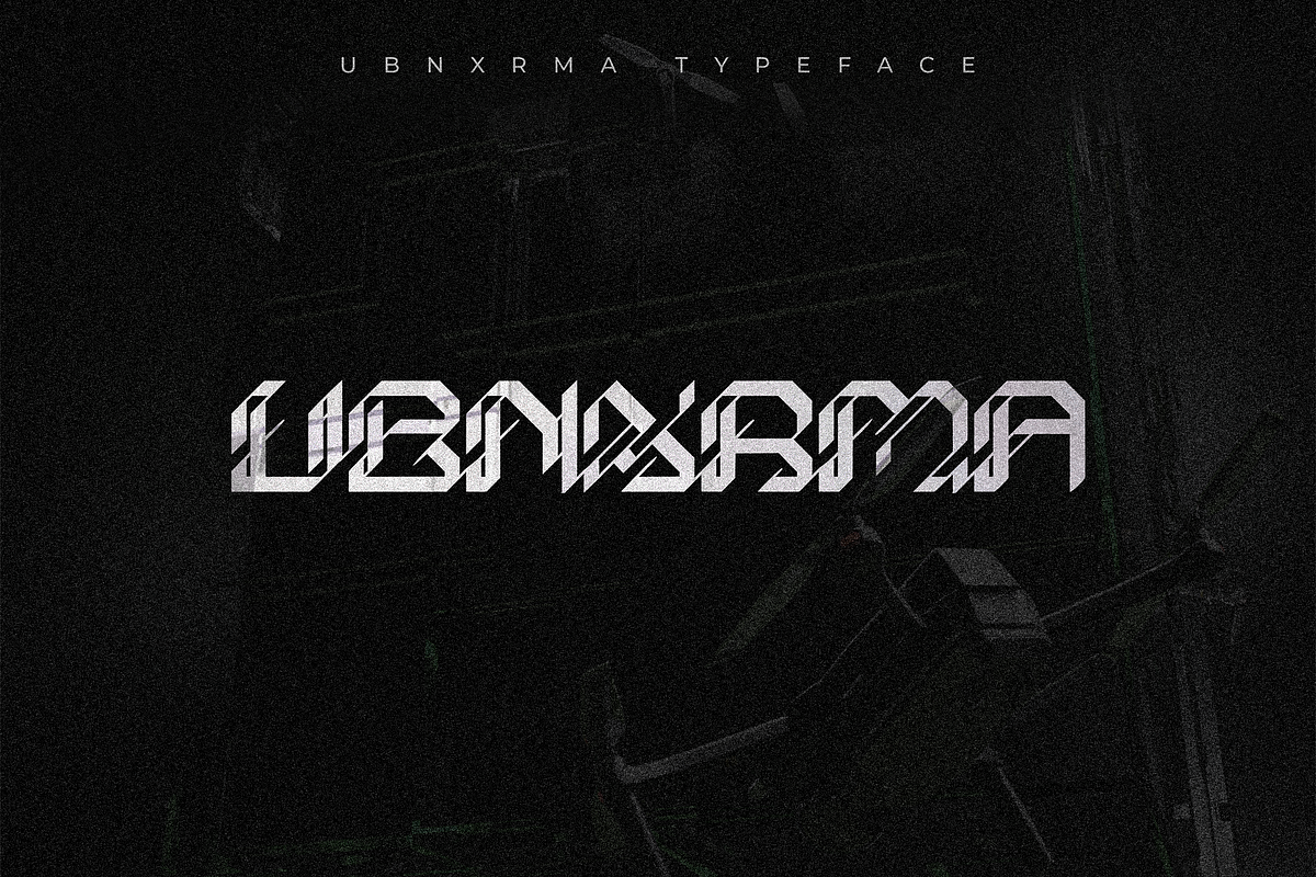 UBNXRMA FONT BY NXRMALIST, a Font by NXRMALIST (Photo 1 of 2)