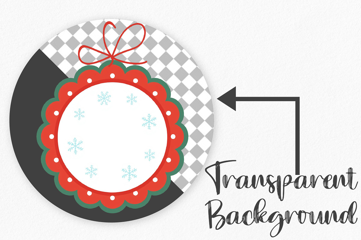 Coquette Christmas Frame Border, an Illustration by Canvas Craft (Photo 2 of 5)