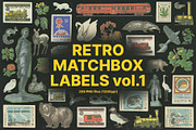 Retro Matchbox Labels vol.1, an Object Graphic by ecbscanned (Thumbnail 1 of 7)