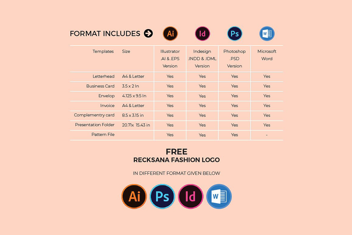 Stylish stationery set, a Stationery Template by GraphicsEgg (Photo 11 of 11)