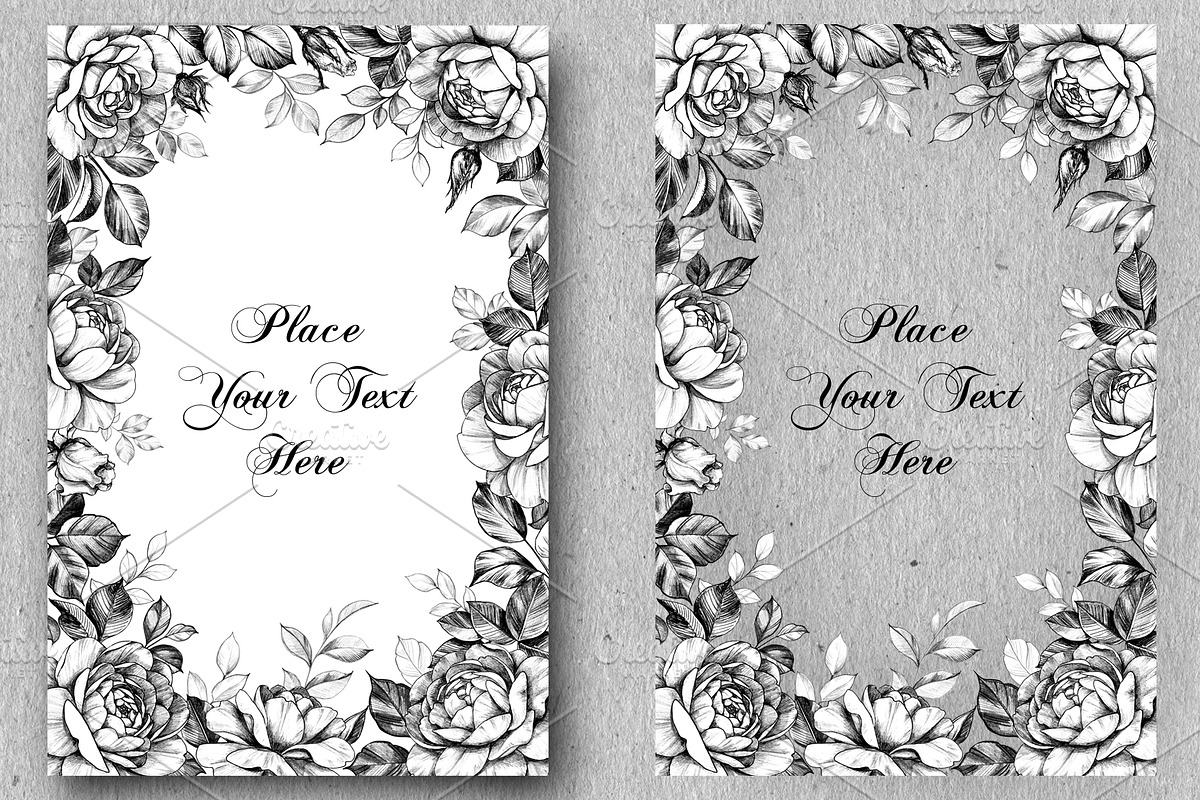 Elegant Roses Arrangements, a Decorative Illustration by Valentyna Smordova (Photo 5 of 13)