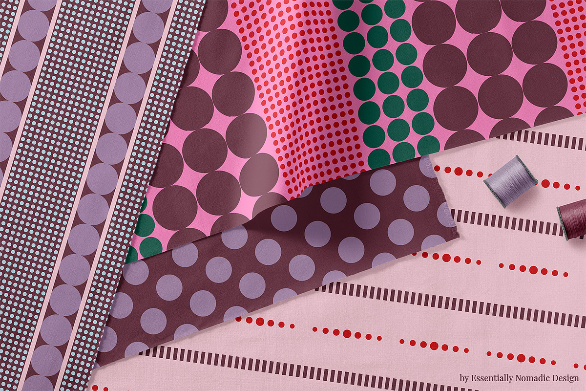 Joy Of Dots: Pattern & Frames, a Pattern Graphic by Essentially Nomadic (Photo 6 of 12)