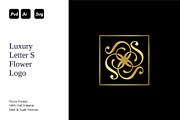 Luxury Letter S Flower Logo, a Branding & Logo Template by Luxury Logos (Thumbnail 1 of 4)