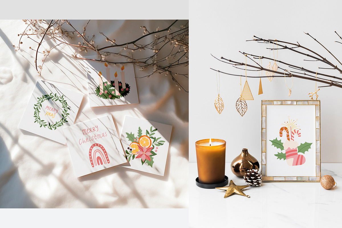 Christmas is coming! Cute cliparts, a Seasonal Illustration by Volha Studio (Photo 4 of 13)