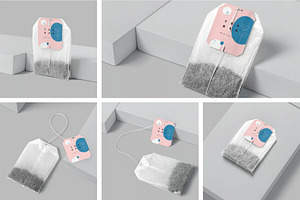Tea bag Mockup, a Product Mockup by megostudi0