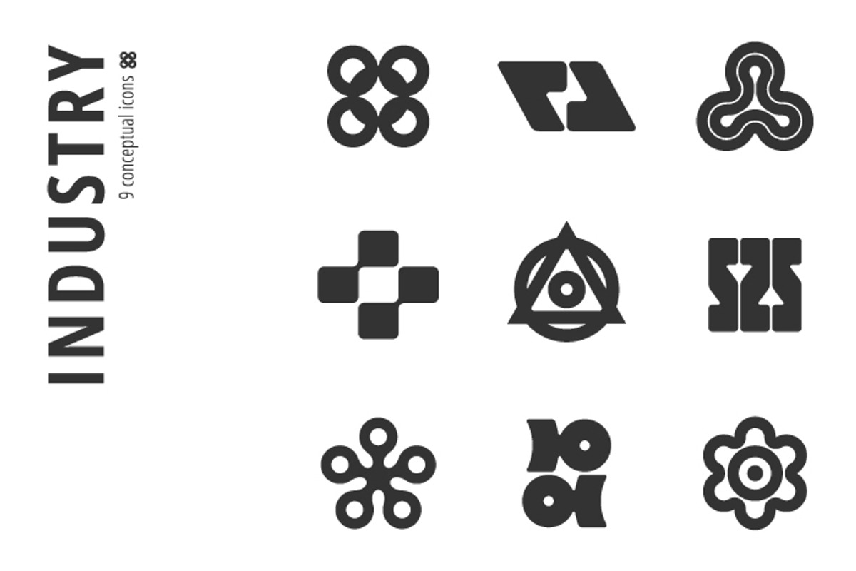 Industry Icon Set №5, a Branding & Logo Template by Youhhou