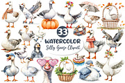 Silly Goose Sublimation Clipart, an Illustration by Dream Creation (Thumbnail 1 of 4)