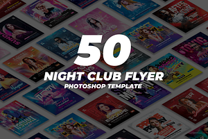 50 Night Club Party Flyer Bundle 11