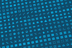 500 Solid Icons + Font (Flaticons)