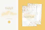 New Year GREETING CARD CANVA TEMPLAT, a Card Template by The Little Lily Studio (Thumbnail 1 of 5)
