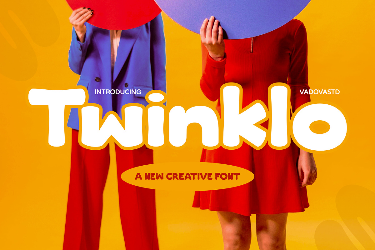 Twinklo – Rounded Display Font, a Sans Serif Font by Vadovastd (Photo 1 of 7)