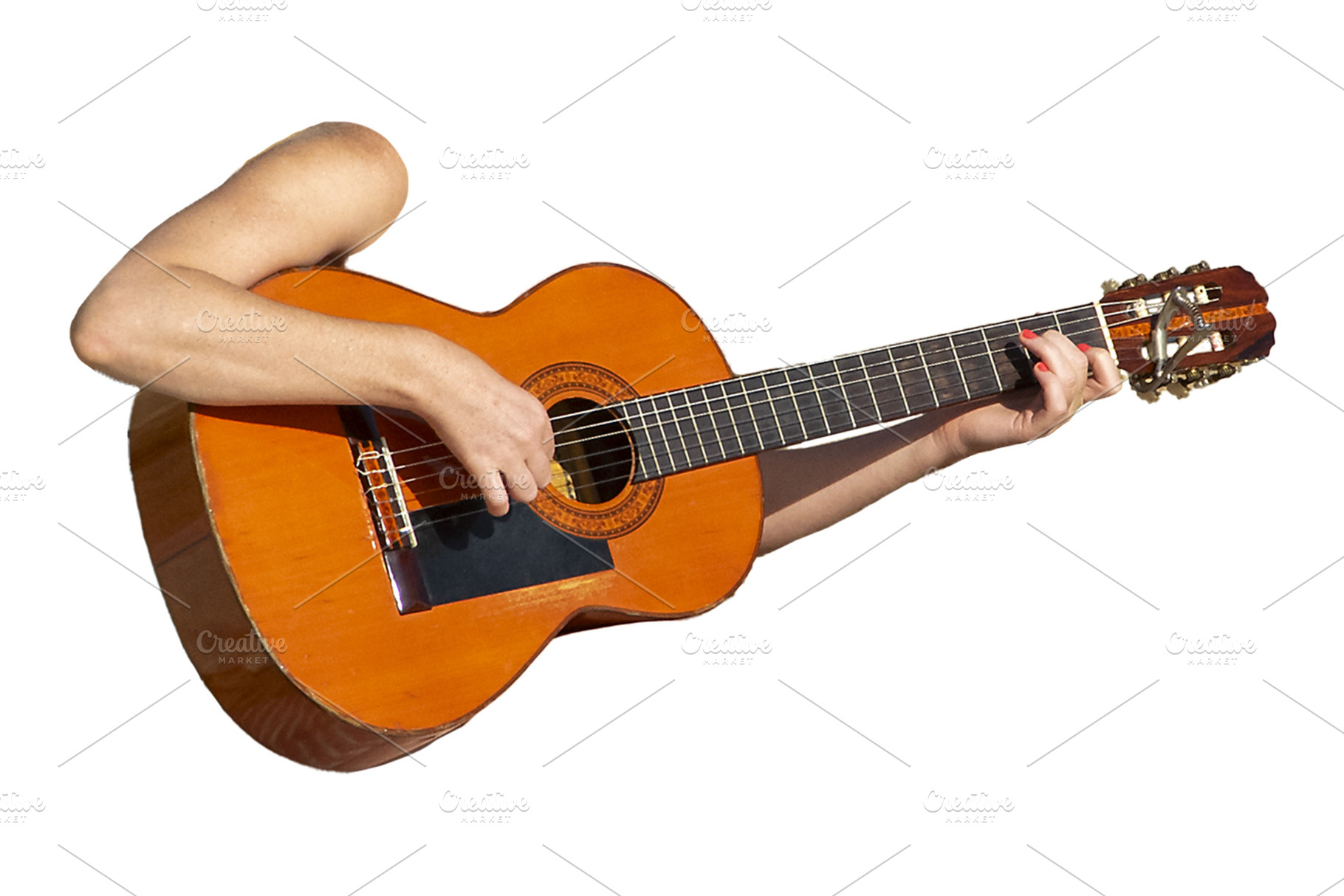 hands playing guitar, a Sports & Recreation Photo by DanFLCreativo