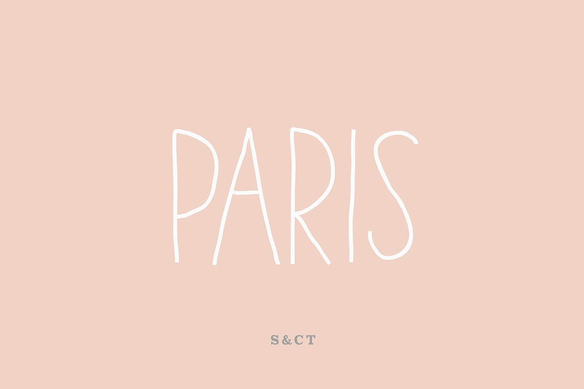 Paris Font Pack
