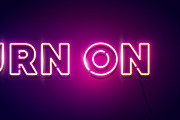 Retro Neon Light Font Set, an Object Graphic by Black White Mouse Design (Thumbnail 3 of 3)