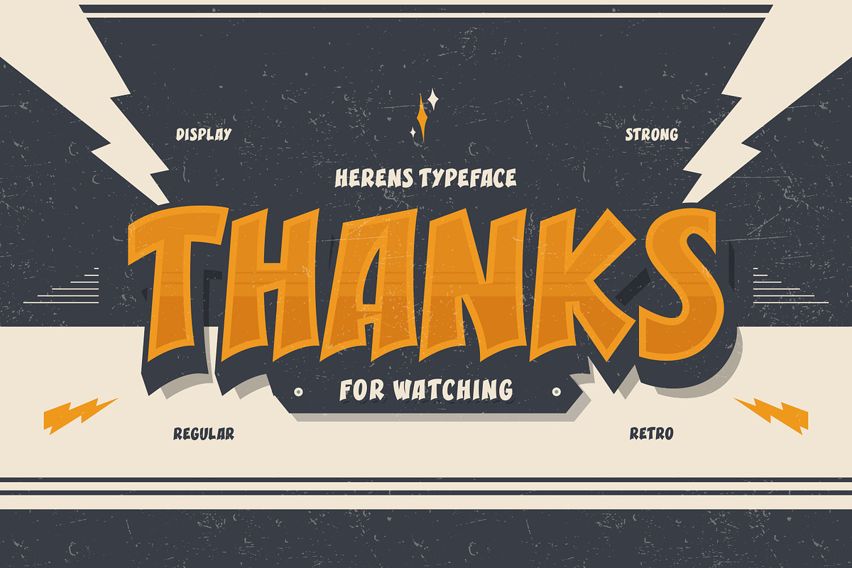 Herens Retro Display, a Serif Font by infernostudio3 (Photo 10 of 10)
