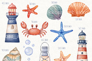 Cute Sailors Watercolor Clipart, a Person Illustration by ekossa_art (Thumbnail 4 of 7)