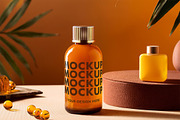 Bottle Cosmetic Mockups Set, a Packaging Mockup by BMACHINA Labs. (Thumbnail 6 of 7)