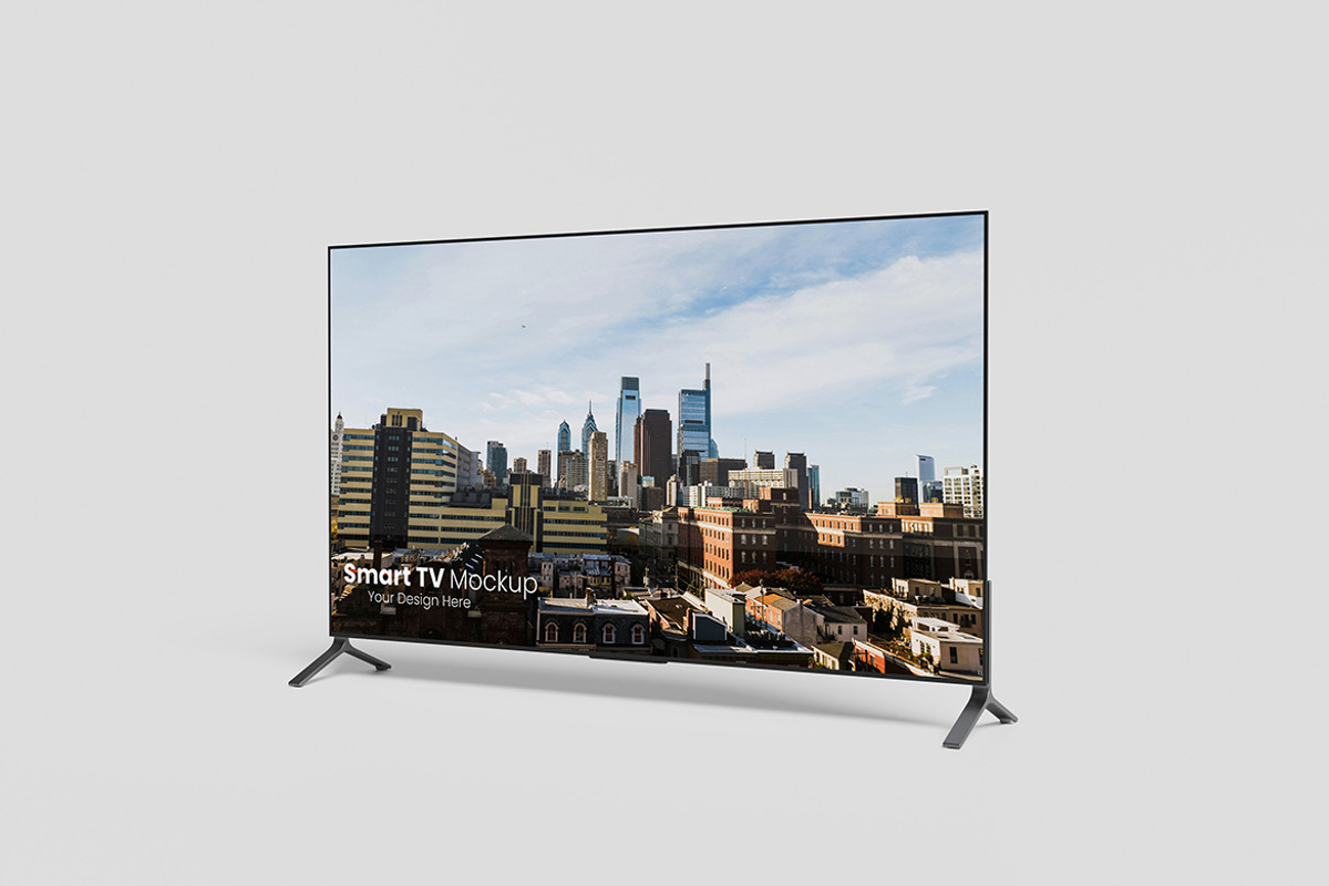 Smart TV Mockup, a Product Mockup by MrLetters (Photo 4 of 5)