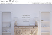 Interior Mockup, Farmhouse Mudroom, a Household Mockup by Designed By Gorovaya (Thumbnail 1 of 6)