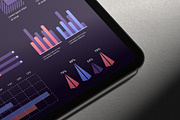 Premium iPad Pro Mockup Pack 6 views, an iPad Mockup by Illusiongraphic (Thumbnail 13 of 16)