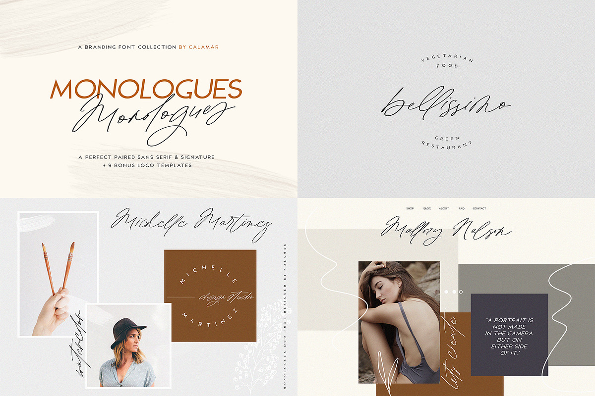 WHOLE SHOP FONT BUNDLE, a Serif Font by Calamar Studio (Photo 30 of 33)