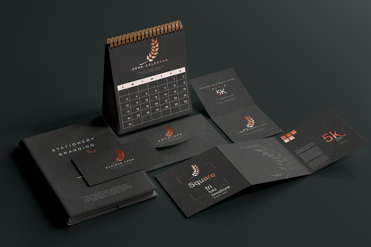Stationery Branding Mockup Bundle, a Packaging Mockup by pmvch (Photo 43 of 120)