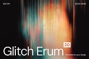 Glitch Erum - 20 images bundle, a Background Graphic by Digital Blood (Thumbnail 1 of 12)