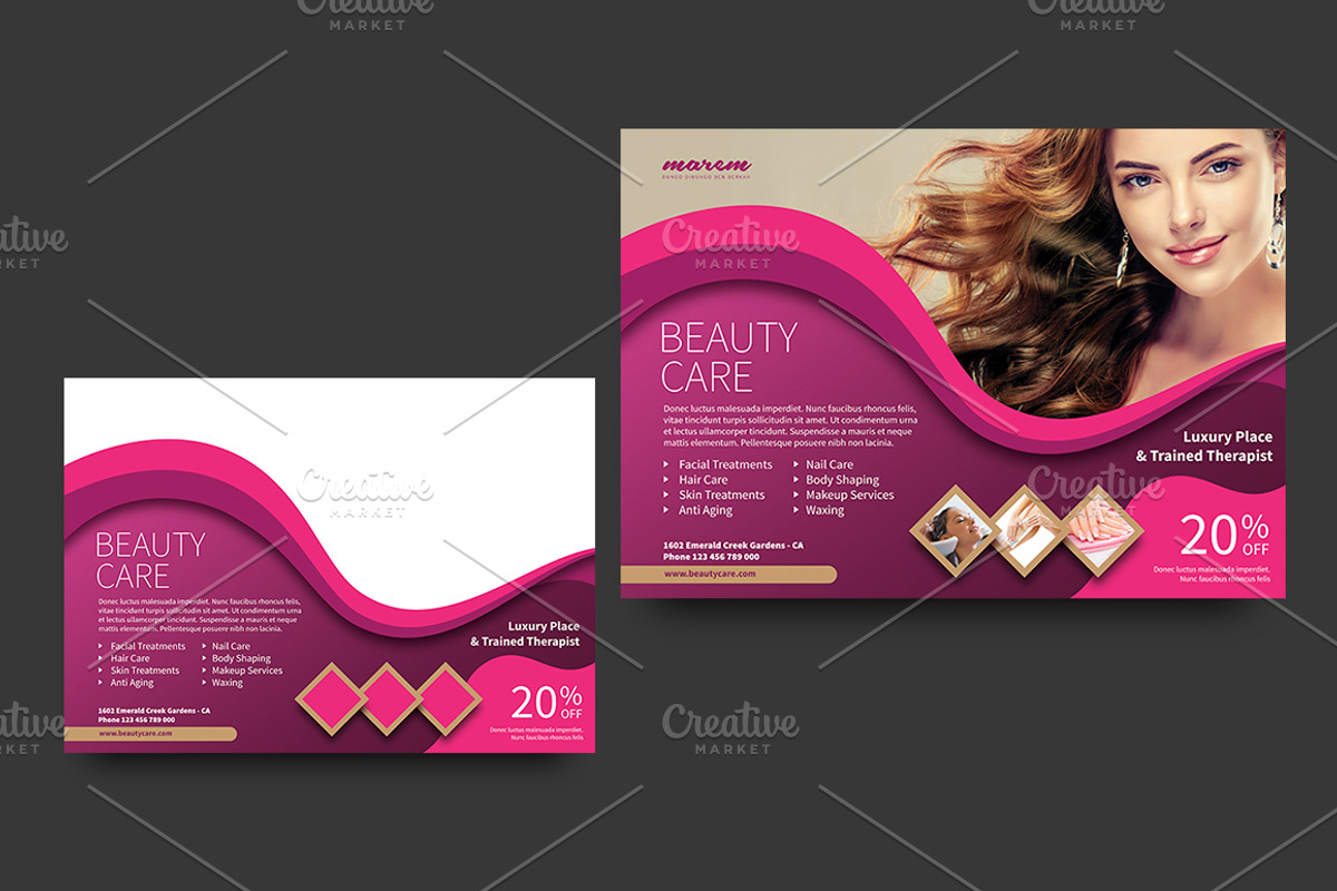 Beauty Care Flyer, a Flyer Template by Saphari (Photo 3 of 3)
