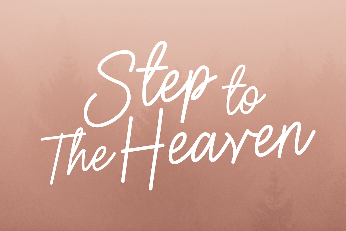 Retask Font, a Script Font by windestrian (Photo 3 of 3)
