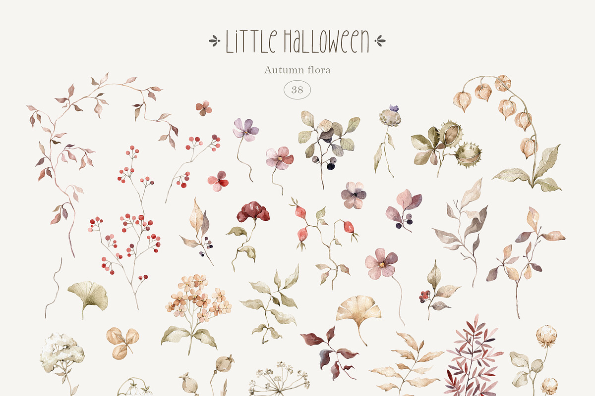 Little Halloween. Watercolor animals, a Seasonal Illustration by Kreker Kate (Photo 12 of 13)