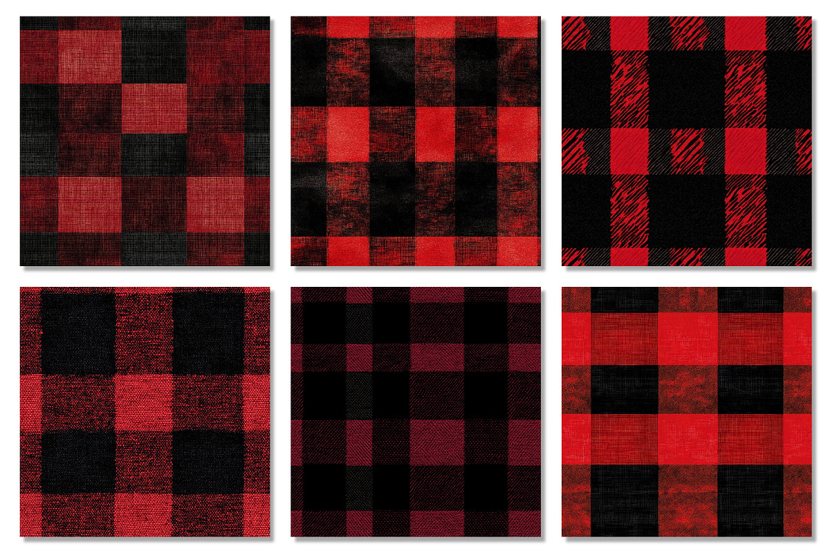 Buffalo Christmas Digital Paper, a Texture Graphic by Dream Creation (Photo 3 of 5)