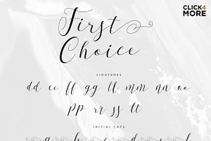 First Choice - Wedding Calligraphy