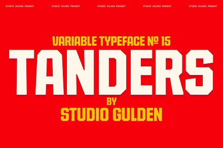 SG Tanders Superfamily - 72 Fonts