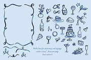 Hand Drawn Wedding Icons, a Decorative Illustration by Lavender And Sea (Thumbnail 2 of 3)