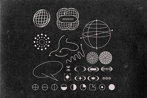 100 Futuristic Vector Shapes Vol. 2