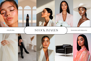 230 Stock Photos Bundle, a Person Photo by OliaMuseDesign