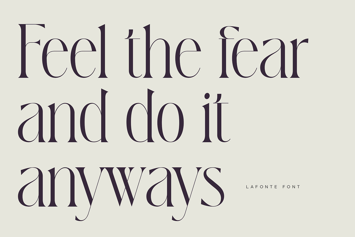 Lafonte Font, a Serif Font by vuuuds (Photo 11 of 13)