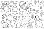 Forest Animals Collection, an Animal Illustration by Gulnara Sabirova (Thumbnail 5 of 15)