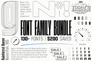 THE SANS SERIF FONT FAMILY BUNDLE, a Sans Serif Font by Andika Fez (Thumbnail 1 of 19)