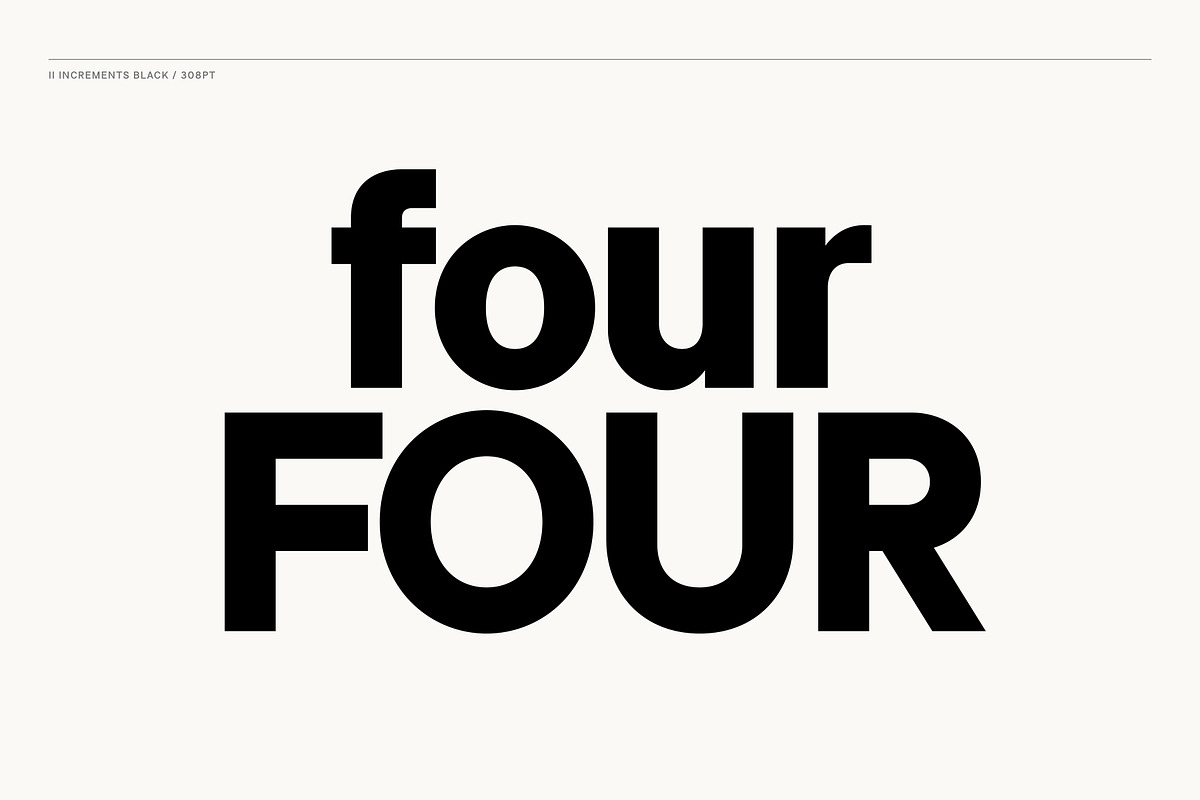 II Increments Foundry: 3 Font Bundle, a Sans Serif Font by Increments Type Foundry (Photo 10 of 11)