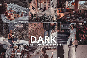 5 DARK MOBILE LIGHTROOM PRESETS