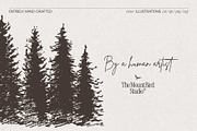 Mountain Slope With Fir Forest, a Seasonal Illustration by TheMountBirdStudio (Thumbnail 3 of 5)