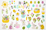 Easter Bunny, a Background Graphic by Nafanya (Thumbnail 3 of 13)