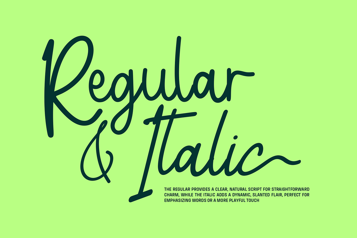 Rishira Notes - Handwritten Script, a Handwritten Font by Indotype Foundry (Photo 6 of 10)