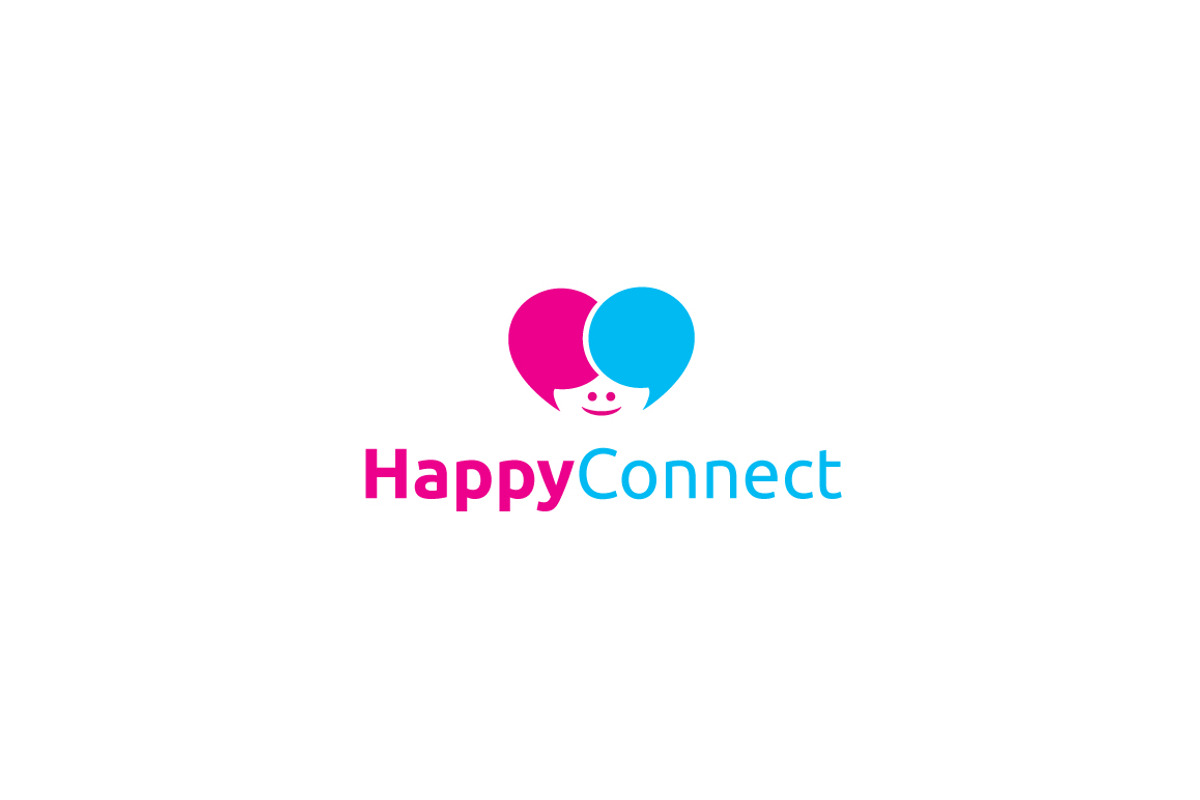 Happy Connect Logo Template, a Branding & Logo Template by Logo20