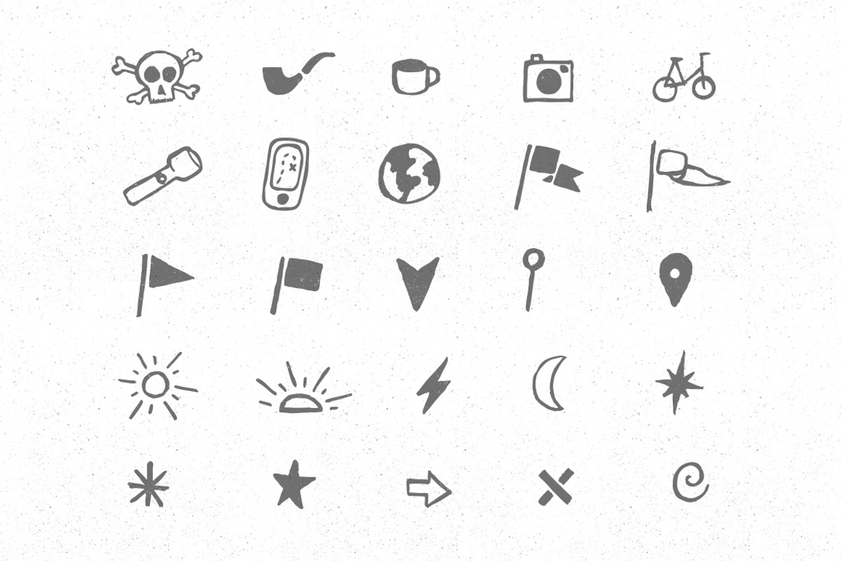 Adventure Icon Pack, an Icon by Woodcrest Design Co. (Photo 4 of 5)