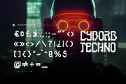 Xuneza - Futuristic Font, a Sans Serif Font by Dhabee (Thumbnail 6 of 7)