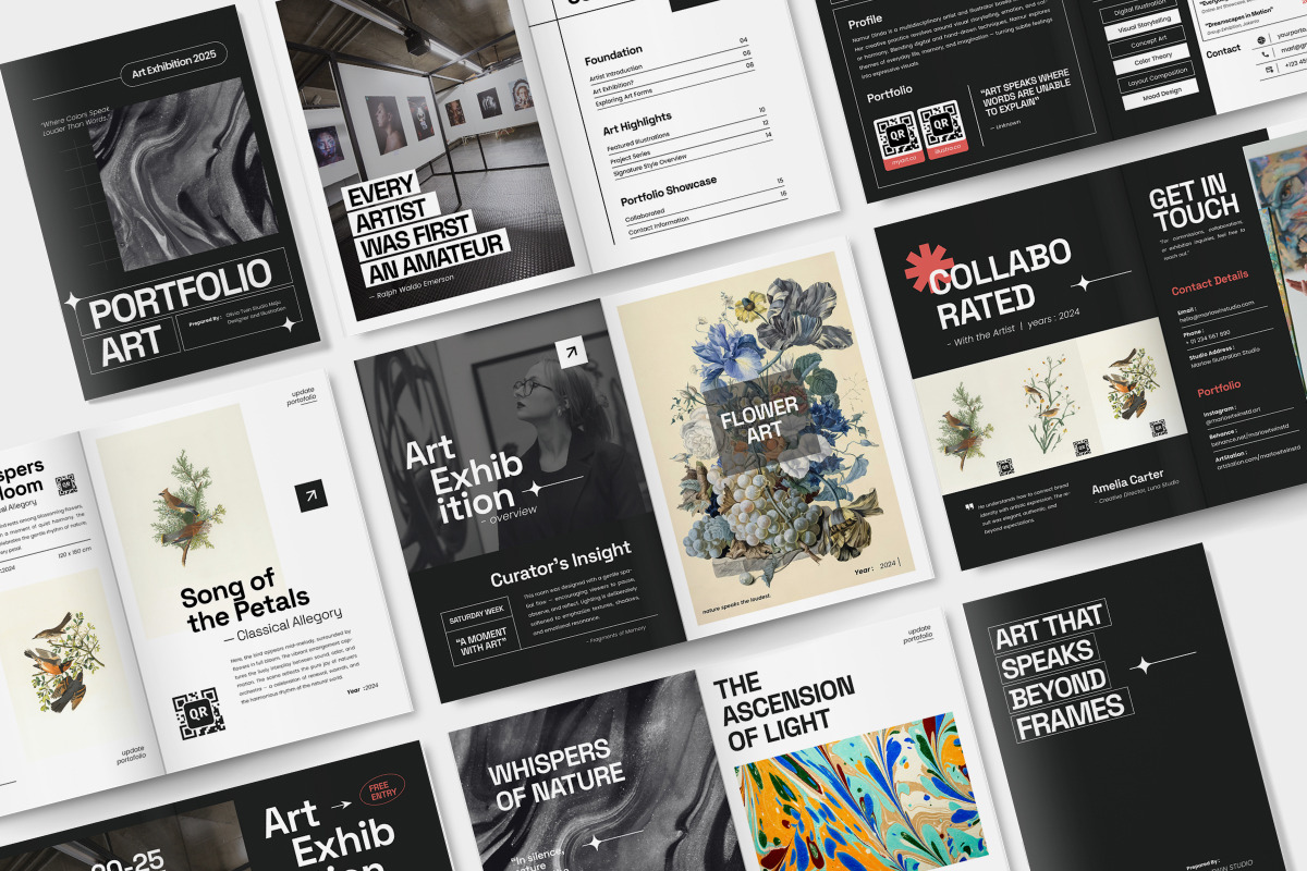 Modern Illustration Portfolio Brochu, a Brochure Template by twinstd (Photo 6 of 6)