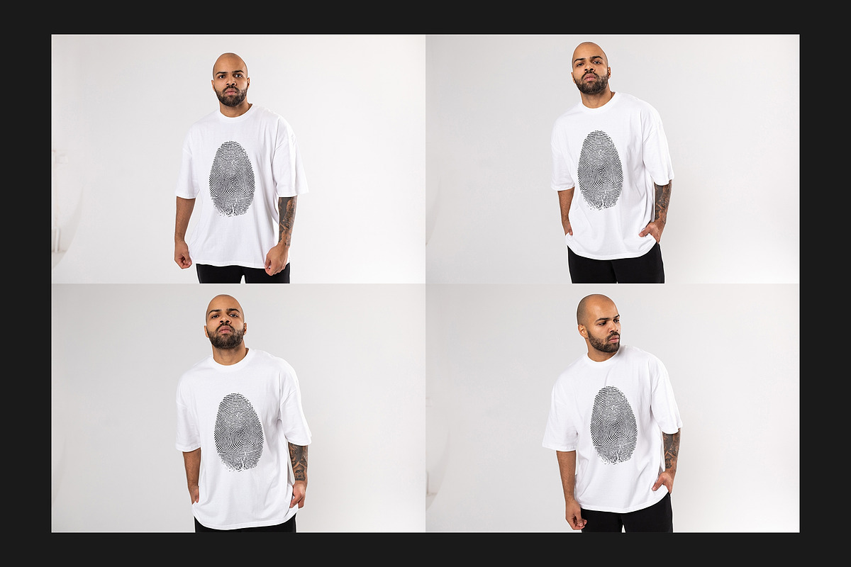 T-Shirt Mock-Up Set, a Shirt Mockup by Freeman Studio (Photo 7 of 20)