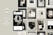 Aesthetic Paper Mockup IG templates, a Social Media Template by Studio Suvelle (Thumbnail 1 of 9)